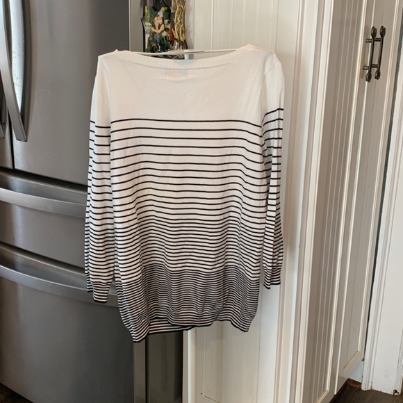 Joseph A.‎ Square beck striped sweater. NWT. Retail 58 - Picture 6 of 6